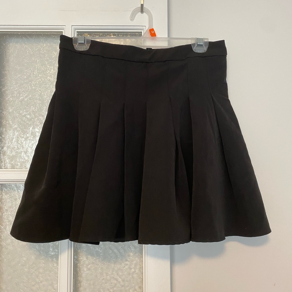 Black Pleated Skirt